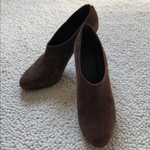 Brown Suede J. Crew Heels